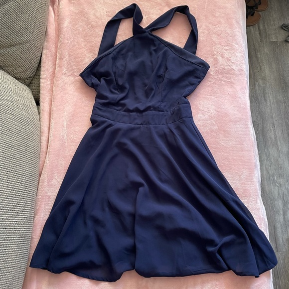 Charlotte Russe Dresses & Skirts - Charlotte Russe Navy Dress💙